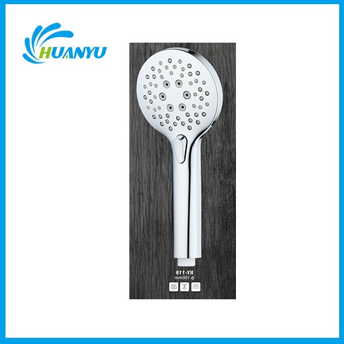 Pindutan na Three-function na Shower Head